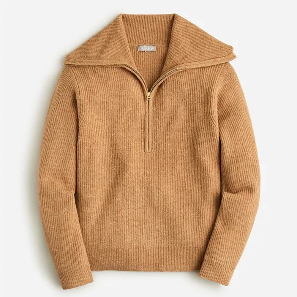 J. Crew Half-zip Stretch Sweater